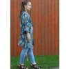 Modré kimono Štětec
