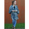 Modré kimono Štětec
