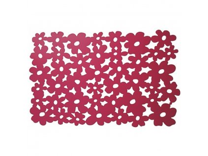 Prostírání plastové růžové květy, 44x28,5cm -Dakls