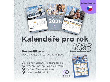 Kalendáře pro rok 2026
