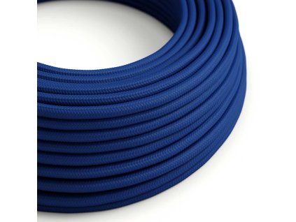 Hedvábný textilní elektrický kabel, RM12 Modrý (Počet žil 2x0.75)
