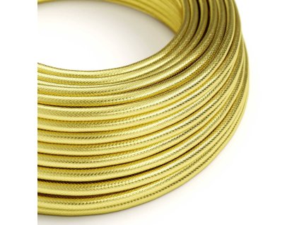 Elektrický kabel 100% opředený mědí mosazné barvy (Počet žil 3x0.75)