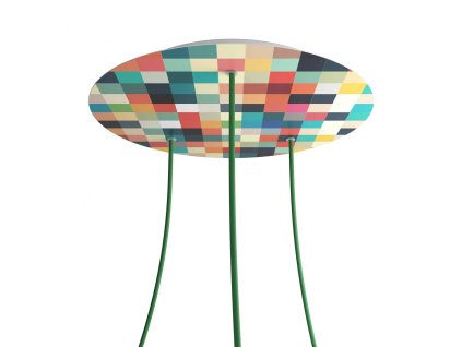 Kruhový stropní baldachýn Rose-One System - 3 otvory a 4 boční otvory - PROMO (Vzor Palette)