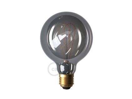 led zarovka smoky globus g95 s dvojitym obloukovym vlaknem 5w e27 stmivatelna 1800k