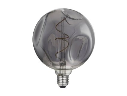 led zarovka smoky deformovana globus g145 spiralove vlakno 5w e27 stmivatelna 2000k