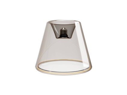 led dymova zarovka ghost line ve tvaru kuzele 6w 400lm e27 1900k stmivatelny g11