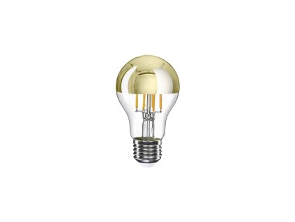 led zarovka kapka se zlatym vrchlikem a60 7w 650lm e27 2700k stmivatelna a12