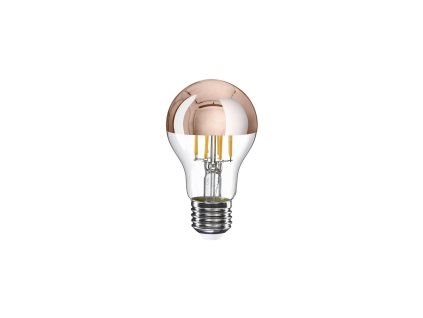 led zarovka kapka s medenym vrchlikem a60 7w 650lm e27 2700k stmivatelna a22