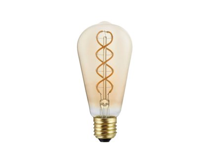 led zarovka zlata b01 rada 5v spiralove vlakno edison st64 13w e27 stmivatelna 2500k