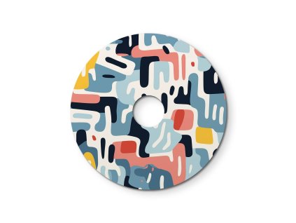 Mini tienidlo Ellepì s geometrickými vzory "Kaleidoscope", priemer 24 cm (Povrchová úprava Geometrie 1)