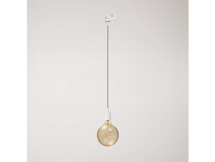 Klasická závěsná lampa s porcelánovým povrchem (Povrchová úprava Bílá - TC43, Světelný zdroj Bez žárovky, Adaptér Powergear)