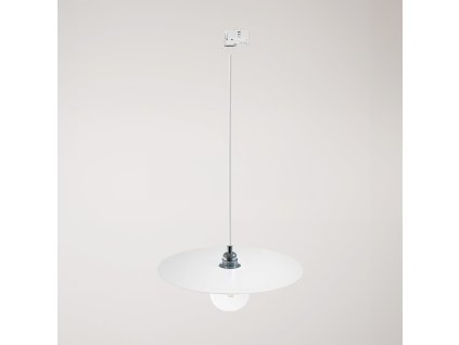Závěsná lampa Ellepi XL se stínidlem (Povrchová úprava Bílá, Světelný zdroj Bez žárovky, Adaptér Powergear)