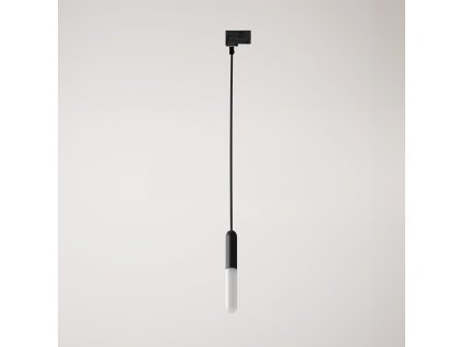 Závěsné svítidlo P-Light s objímkou E14 pro kolejnice (Povrchová úprava Černá, Světelný zdroj Bez žárovky, Adaptér Powergear)