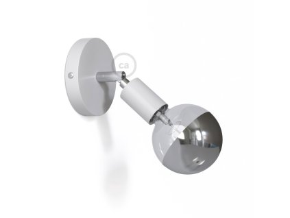 Fermaluce Metal 90°, nastavitelné nástěnné zápustné svítidlo (Povrchová úprava Lesklá bílá, Světelný zdroj Bez žárovky, SMART HOME NE)