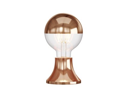 Vintage svítidlo, nástěnná nebo stropní lampa z termoplastu (Povrchová úprava Měď, Světelný zdroj S žárovkou)