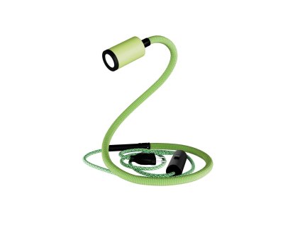 GU1d-one Pastel nastavitelná lampička bez základny s mini LED reflektorem (Povrchová úprava Světle zelená, Zapojení EU, Světelný zdroj S žárovkou)