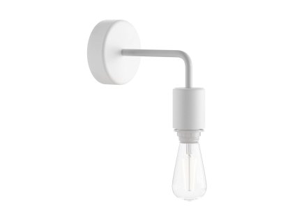 Fermaluce EIVA ELEGANT pro stínidlo s ohnutou prodlužovací trubičkou, stropním baldachýnem a objímkou IP65, voděodolné (Povrchová úprava Bílá, Světelný zdroj Bez žárovky)