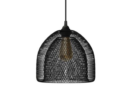 Kovové klecové stínidlo Ghostbell XL pro objímku E27 (Povrchová úprava Černá)