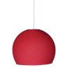Stínidlo ve tvaru kupole z polyesterového vlákna (Povrchová úprava Bílý polyester, Velikost XS - Ø 25 cm)