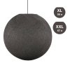 Stínidlo koule Sphere Light - tkané, ručně vyrobené (Povrchová úprava Bílý polyester, Velikost XL - Ø 50 cm)