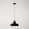 Industriální keramická závěsná lampa se stínidlem na kolejnici (Povrchová úprava Lesklá bílá, Světelný zdroj Bez žárovky, Adaptér Powergear)