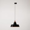 Industriální keramická závěsná lampa se stínidlem na kolejnici (Povrchová úprava Lesklá bílá, Světelný zdroj Bez žárovky, Adaptér Powergear)