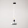 Závěsná lampa se 7cm kabelovou svorkou (Povrchová úprava Bílá - Měď, Světelný zdroj Bez žárovky, Adaptér Powergear)