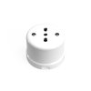 Porcelain Italian 10/16A wall socket (Povrchová úprava Bílá)