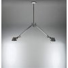 Tolomeo sospensione due bracci alluminio Artemide - pendant lamp