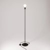 Stojací lampa MAG-Y s kulatým kovovým podstavcem (Povrchová úprava Matná bílá, Světelný zdroj Bez žárovky, Zapojení EU)