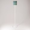 Stojací lampa MAG-Y s kulatým kovovým podstavcem a stínidlem Cilindro M (Povrchová úprava Matná bílá, Světelný zdroj Bez žárovky, Zapojení EU)