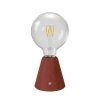 Přenosná a dobíjecí LED lampa Cabless01 se žárovkou G125 Globus (Povrchová úprava Bílá, Světelný zdroj S žárovkou)