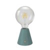 Přenosná a dobíjecí LED lampa Cabless01 se žárovkou G125 Globus (Povrchová úprava Bílá, Světelný zdroj S žárovkou)