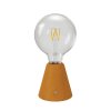 Přenosná a dobíjecí LED lampa Cabless01 se žárovkou G125 Globus (Povrchová úprava Bílá, Světelný zdroj S žárovkou)