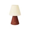 Přenosná a dobíjecí lampa Cabless11 se žárovkou Drop a stínítkem (Povrchová úprava Bílá, Světelný zdroj S žárovkou)