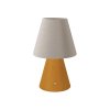 Přenosná a dobíjecí lampa Cabless11 se žárovkou Drop a stínítkem (Povrchová úprava Bílá, Světelný zdroj S žárovkou)