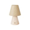 Přenosná a dobíjecí lampa Cabless11 se žárovkou Drop a stínítkem (Povrchová úprava Bílá, Světelný zdroj S žárovkou)