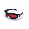 Red universal padded glasses against blue and green light Hynek Medřický
