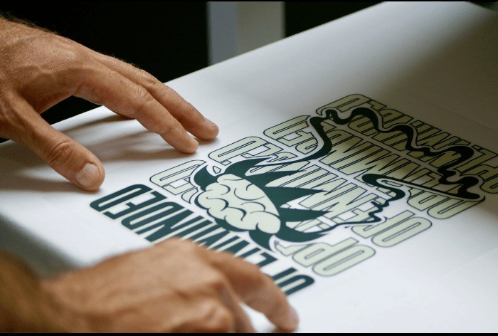 Zažehlování potisku