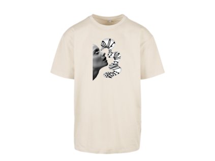 KINDOFGAZE Oversized Sand Tee základ přední