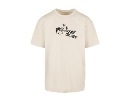 TOO SLOW Oversized Sand Tee základ přední