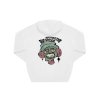 DISTORTED White Hoddie základ zadní