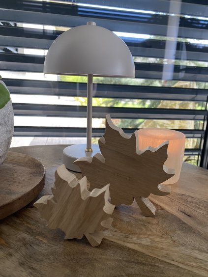 Javorový list DESIGN69 - dubové dřevo