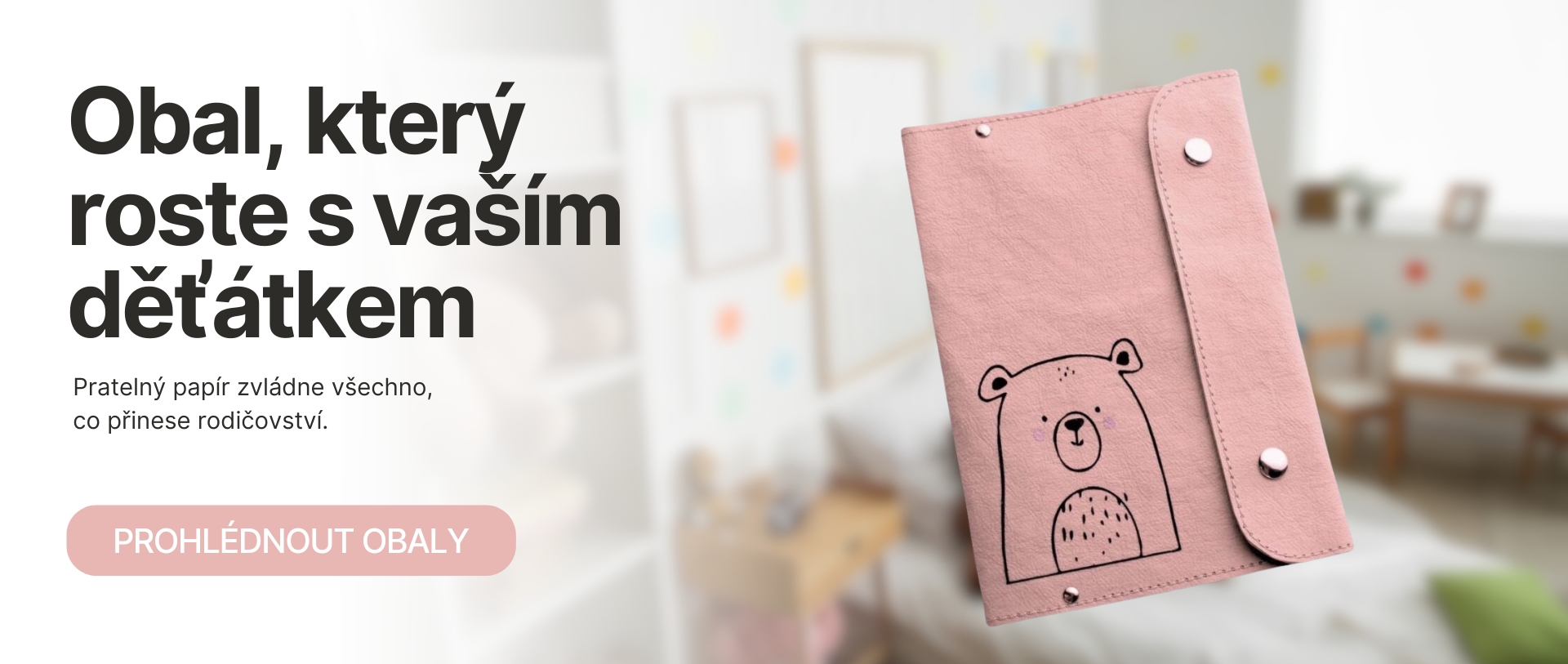 Obaly na očkovací průkaz z pratelného papíru, Design ala Nature