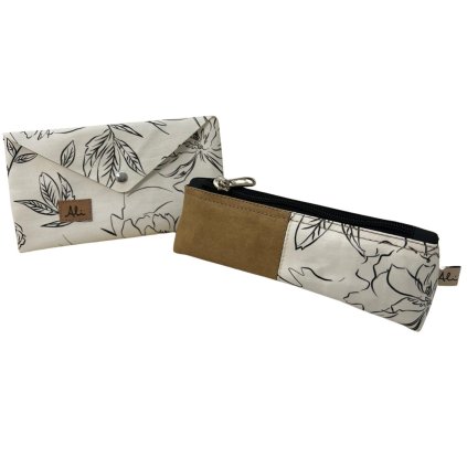 SET Peněženka Otýlie s pouzdrem Lída květinový vzor