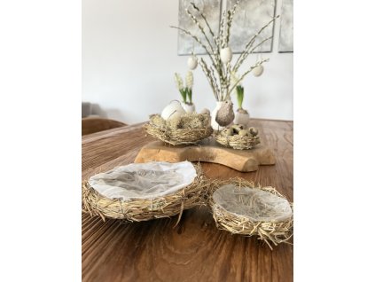 Přírodní dekorační hnízdečko