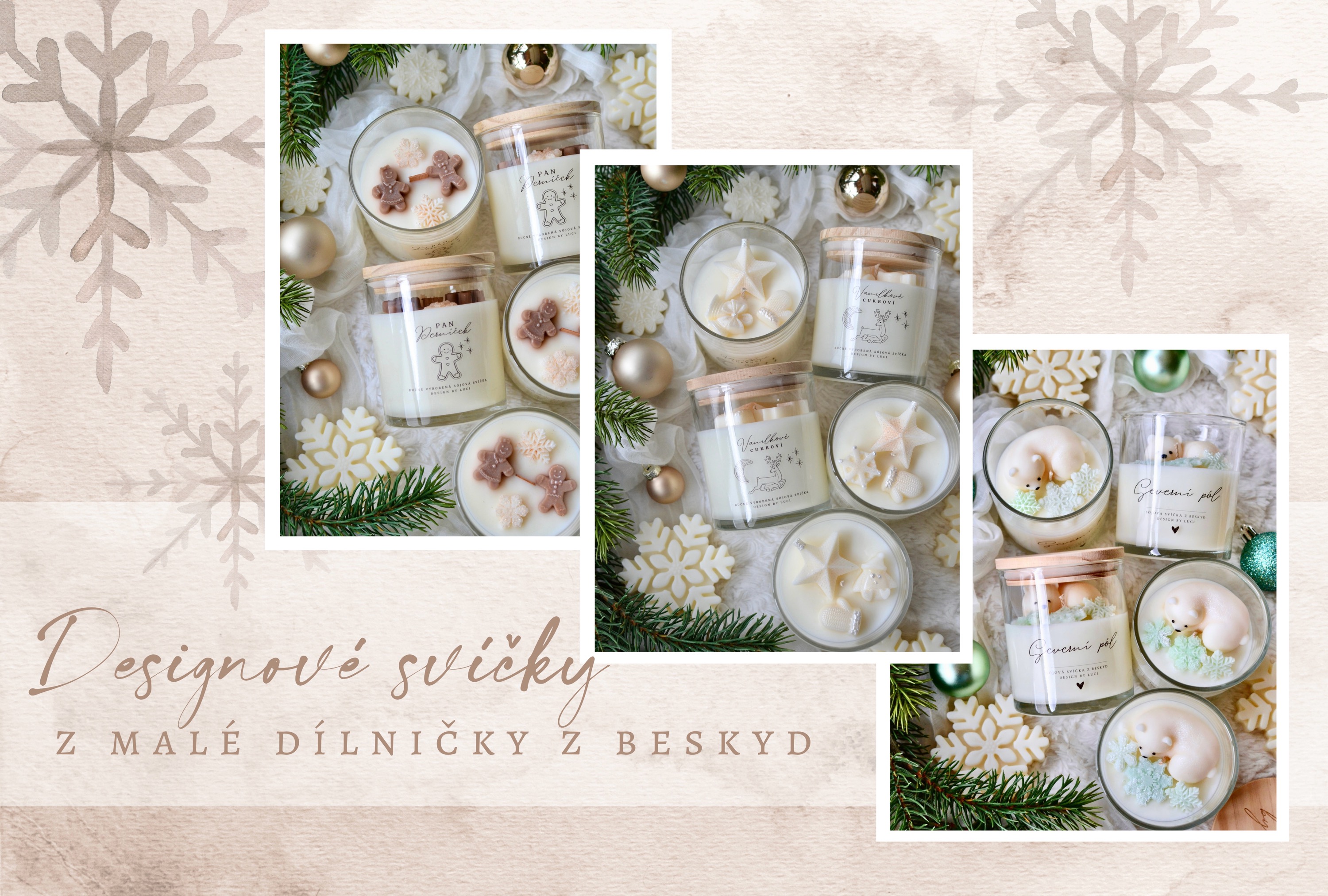 Designové svíčky