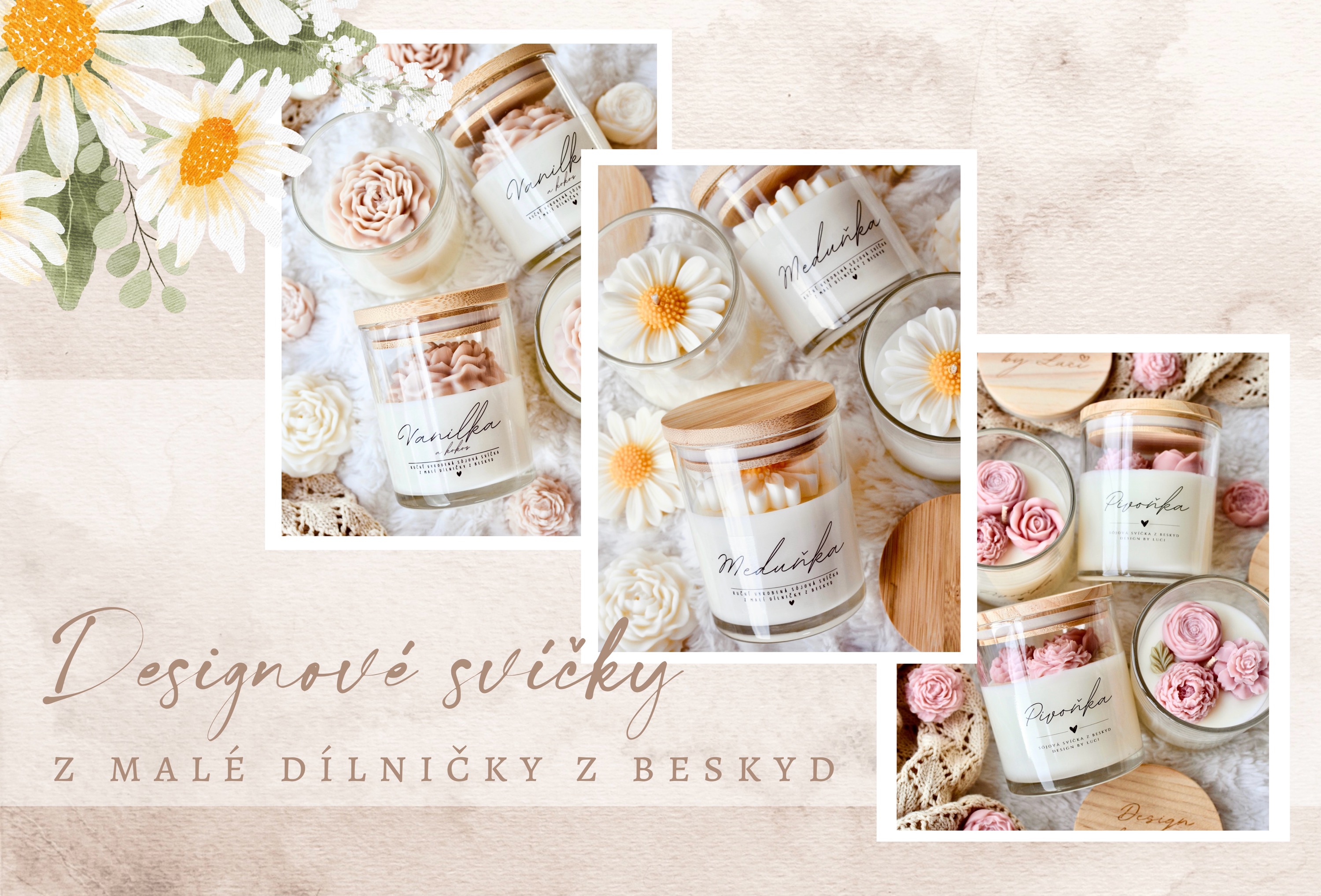 Designové svíčky