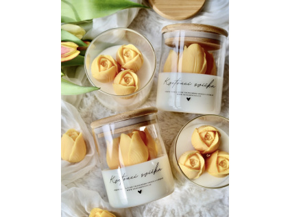 Kvetoucí svíčka TROPICKÉ OVOCE, L