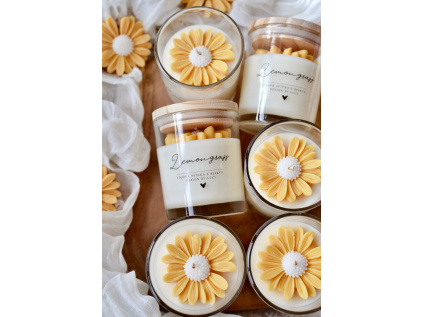 LEMONGRASS, designová svíčka S